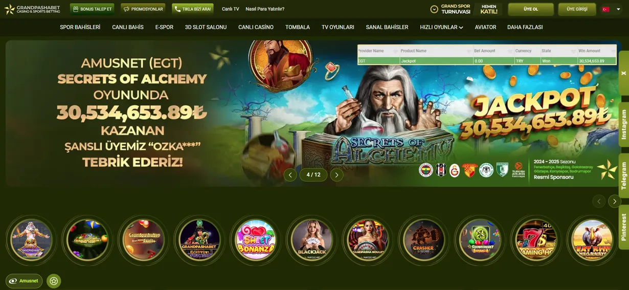 Grandpashabet Online Casino İncelemesi 